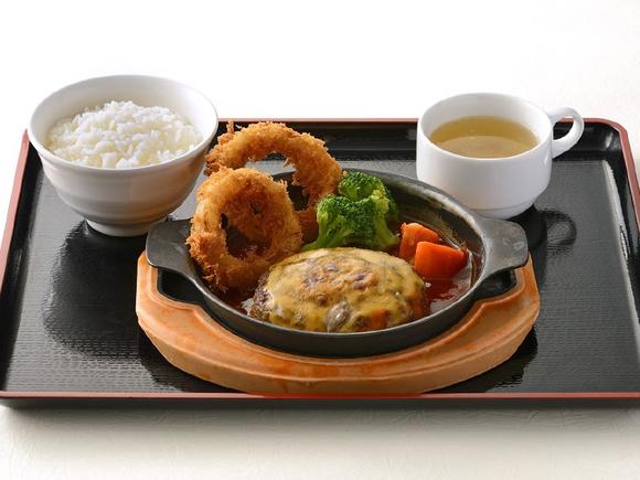 トマトチーズハンバーグ御膳