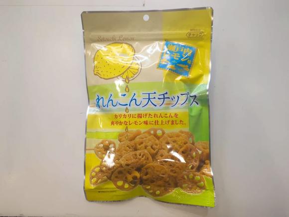 れんこん天チップス瀬戸内レモン味