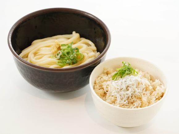 しらす炊き込みご飯うどんセット