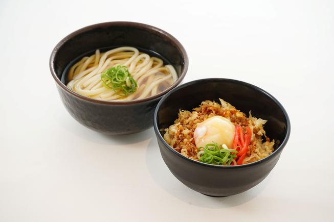 まかない丼うどんセット（温）