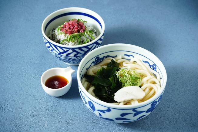 鳴門わかめうどんミニしらす丼セット