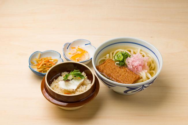 鯛めしじゃこ天うどん定食